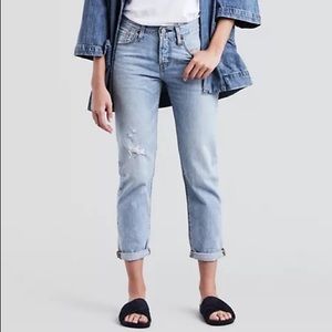 Levi's 501 Taper Jeans Light Wash Size 24